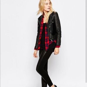 Doma leather: Leather and suede leggings